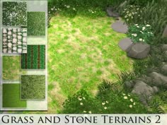 grass and stone terrains 2