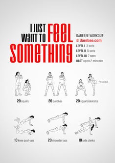 the poster shows how to do an exercise