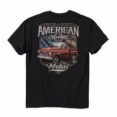 Show ’Em Who You Are In Our Ford America Metal Since Since 1903 Short Sleeve T-Shirt. Made Of 100% Cotton, This Tee Provides The Softness You Crave, While The Taped Neck And Shoulder Seams Offer Premium Durability. 5.3 Oz Fabric 100% Cotton Preshrunk To Minimize Shrinkage Printed On Both Back And Front Taped Neck And Shoulders Double-Needle Sleeves, Collar, And Bottom Hems High-Quality Screen-Printed Artwork That Will Withstand Hundreds Of Washes 2024 Ford Used Under License Vintage Chevy Trucks, Vintage Chevy, Metal Shirt, Metal Shirts, Metal T Shirts, Patches Shirt, American Flag Print, Chevy Chevrolet, Chevy Truck