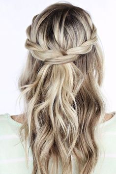 Gorgeous Hair Ideas for Holiday Party Season via @PureWow Braid Crown Tutorial, Weekend Hair, Wedding Guest Hairstyles, Fishtail Braid, Wedding Hair Down, Penteado Cabelo Curto, Short Hairstyle, Half Up Hair, Wedding Hair And Makeup