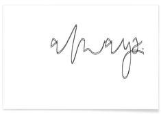 the word happy written in cursive handwriting