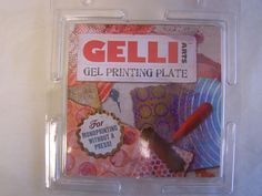 a package of geli printing plates with a red crayon pen in it