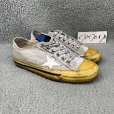 ad eBay - Find many great new & used options and get the best deals for Golden Goose V-Star 2 Womens 7 37 Shoes Grey Silver LTD Velvet VSTAR2 Sneakers at the best online prices at eBay! Free shipping for many products! Shoes Grey, Athletic Sneakers, Golden Goose, Shoes Sneakers, Shoe Accessories, Velvet