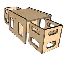 Downloadable DXF files and Assembly document for your to download and create amazing furniture for your child. Build a chair and table set that adapts to the growing needs of a little one. Dimensions CHAIR  Width: 270mm Height: 285mm Depth: 250mm TABLE Width: 400mm Height: 330mm Depth: 5181mm 2 height Cube chair seating positions Higher - 168mm Lower - 135mm Digital Plans ONLY - no physical product  What is included: PDF Assembly guide with the following - Materials, Tools and Hardware requireme Cube Chair, Chair And Table, Amazing Furniture, Cabinet Makers, Dxf Files, Table Set, Montessori, Music Book, Table Settings