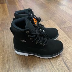 Nwt Lugz Mens Black Rugged Boots - Sz 6.5 Rugged Boots, Men's Shoes, Shoe Boots, Man Shop, Size 6, Boots, Color, Black