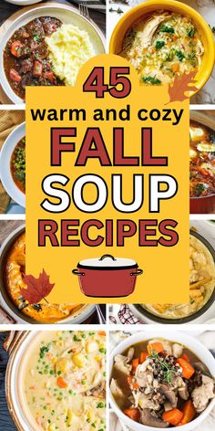 winter soups and stews cold weather Fall Soup Recipes Healthy, Hearty Soup Recipes, Soups Recipes, Soup Ideas, Fall Soup, Homemade Soup Recipe, Fall Soup Recipes, Best Soup Recipes, Delicious Soup Recipes