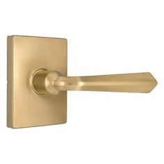 an image of a brass door handle on a white background