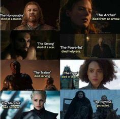 game of thrones memes that are in the same place as their characters, and they