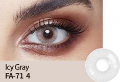 Icy Gray Colour Lens  Price: 1800 & FREE Shipping  #hashtag3 Colour Lens, Hazel Color, Marine Colors, Color Quartz, Quartz Colors, Topaz Color, Light Eyes, Emerald Color, Contact Lenses Colored