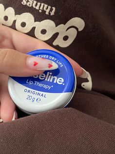 Protects and relieves dry and chapped lips, while locking in moisture to help keep them healthy Nails With Hearts, Vaseline Lip Balm, Chapped Lips