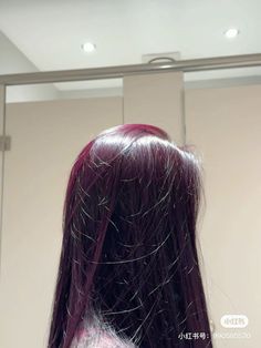 Violet Auburn Hair, Hair Dye Ideas For Dark Hair, Chocolate Plum Hair, Dark Violet Black Hair, Wine Purple Hair, Purple Wine Hair, Grape Hair Color, Grape Purple Hair, Black Cherry Hair Aesthetic