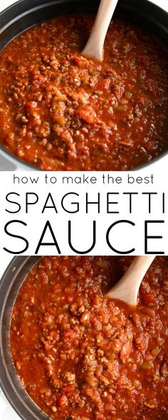 how to make the best spaghetti sauce