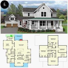 two story house plans with front and back porches