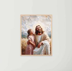 Welcome to HolyChrist, your destination for Christian Digital Art! We specialize in infusing faith with dreamy, impressionistic hues, often favoring warm pastels like beige, white, and cream to evoke a cozy divine atmosphere in each piece. Our artworks are all digitized, allowing you to easily own them with a simple click. Print them at your convenience to infuse spirituality into your space. We aim to provide everyone with their own personal gallery that's just a click away. Dive in, explore, a Lds Art, Jesus Christus, Jesus Art, Phone Backgrounds, Jesus Christ, Les Oeuvres, Spirituality, Digital Art, Jesus