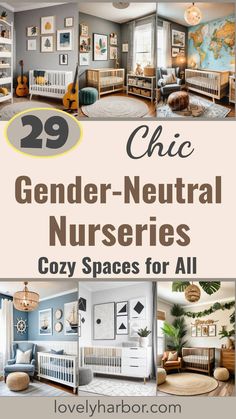 29 Serene Gender-Neutral Nursery Designs: Stylish & Inclusive Spaces For Every Baby Baby Nursery Ideas Neutral, Gender Neutral Nursery Themes, Neutral Nursery Themes, Nursery Ideas Gender Neutral, Gender Neutral Bedroom Kids, Serene Nursery, Gender Neutral Nursery Inspiration, Gender Neutral Nursery Colors