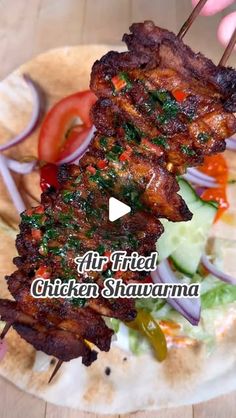 Sam Stern on Instagram: "Air Fried Chicken Shawarma!
This beauty is packed with the traditional shawarma flavours but is cooked in your air fryer in under 15 minutes! Super healthy and loads of flavour, makes for such a nice fresh dinner.
Recipe:
500g chicken thigh fillets

1tsp salt 
1tsp smoked paprika 
1 tsp cumin
1 tsp ground coriander 

1/2 tsp ground cloves 
1/2 tsp cayenne pepper 
1/2 tsp ground cinnamon 
1/2 tsp ground cardamon 
1/2 tsp ground black pepper 

2 large cloves of garlic, crushed 
Juice of half a lemon 
1 tbsp olive oil 

Spray veg oil 

25g salted butter
1 chilli, diced 
1 tbsp chopped fresh parsley 

Flatbreads
Salad 
Pickles 
Greek yoghurt mixed with a little lemon juice, garlic, oil and pepper. 
Chilli sauce 

1. Slice the chicken thighs into 1cm wide strips. Add to Chicken Thigh Fillets, Chicken Fillet Recipes, Budget Family Meals, Nice Dinner, Olive Oil Spray, Air Fried Chicken, Air Fryer Recipes Chicken, Trucking Life