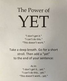 an ad for the power of yet is shown on a cell phone with text above it