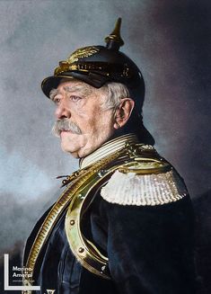 Otto Von Bismarck, Military Uniform, Gold