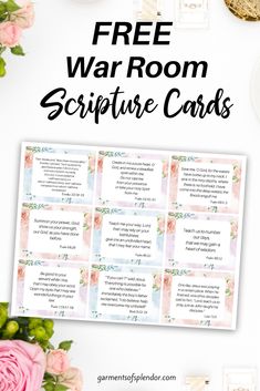 9 Powerful War Room Prayers Prayers to Pray (with Free Printable) - Prayer Binder Ideas, Prayer Cards Printable, Pray For Strength, Prayer Closet, Spiritual Warfare Prayers, Printable Prayers, Study Resources, Our Father In Heaven, Prayer List