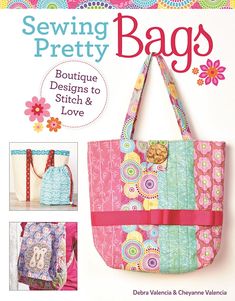 the cover of sewing pretty bags