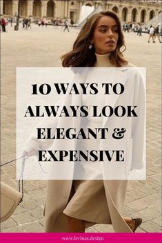 Expensive Looks Outfits, Dress To Look Rich, Attractive Woman Outfits, How To Look Elegant Outfit, How To Look Fashionable, Elevating Your Style, What To Wear To A Work Dinner, How To Dress Like A High Value Woman, Dress Rich Classy