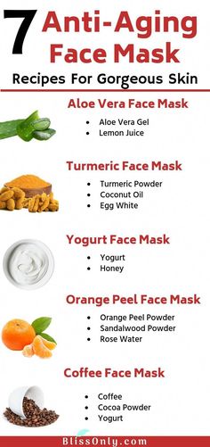 Applying natural anti-aging face mask provides complete nourishment and helps fight signs of aging like wrinkles, fine lines, age spots and more. Check out how to make one at home easily. Anti Aging Face Mask, Mask Recipes, Coffee Face Mask, Turmeric Face Mask, Aloe Vera Face Mask, Anti Aging Mask, Tighten Skin, Face Mask Recipe, Aging Face