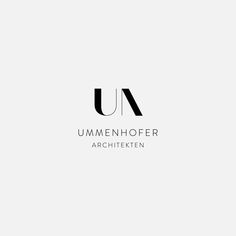 the logo for ummennhofer architeten, an architecture firm in germany