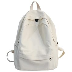 The Basic Canvas School Backpack - More than a backpack Back To School Fashion, White Backpack, Vintage Backpacks, Vintage School, Fashion Female, Cute Backpacks, Student Backpacks