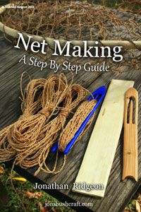 the book net making is on display in front of a pile of wood and other items