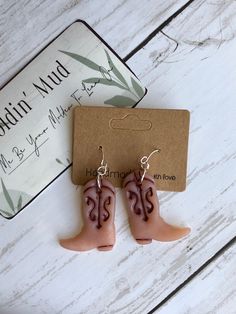 Cowboy Boots earrings Cowboy Boots, Favorite Jewelry, Jewelry Earrings Dangle, Etsy Earrings, Beauty Book, Dangle Drop Earrings, Cowboy, Dangle Earrings, Accessory Gift