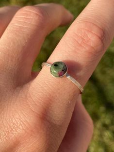 Ruby zoisite stackable ring | Size 8.5 Stacker Rings, Ruby Zoisite, Rochester Ny, Stackable Ring, Stackable Rings, Halloween Shopping, Ruby, Jewelry Rings, Ring Size