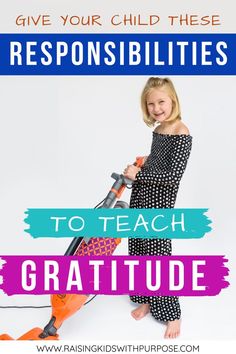 Kids may not naturally be grateful for all they have; instead, gratitude needs to be taught. A great way to do this is by giving your kids responsibilities like chores, contributions or even taking care of a pet. Gratitude has many benefits for kids and can help them live a happy life. #raisingkidswithpurpose #gratitude #grateful #gratitudepractice #childhood #kidchores Gratitude Activity, Family Mission Statements, Family Culture, Gratitude Activities, Live A Happy Life, Kid Responsibility, Bonding Activities