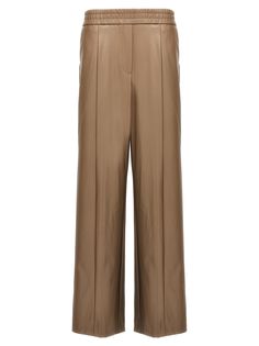 Find NUDE Faux Leather Trousers on Editorialist. Faux leather pants with elastic waistband, pockets. NUDE Faux leather trousers true to size fit Faux Leather Trousers, Pleats Please Issey Miyake, Leather Trousers, Faux Leather Pants, Yoga Wear, Skirt Suit, Blouse Dress, Straight Leg Pants, Bottoms Pants