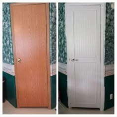 there are two pictures of the same door