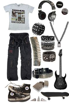 Rock Star Style Mens, Mens Emo Outfits, Emo Clothing Men, Rock Style Outfits Men, Punk Guy Outfits, Metal Head Outfits Men, Metal Outfit Men, Alt Outfits Men, Grunge Style Men