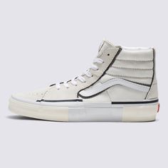 Hi Top Vans Outfit, Vans White High Tops, Vans Outfit Men, Hi Top Vans, Vans Outfit, Shoes 2023, Skateboarding Shoes, Vans White, New Vans