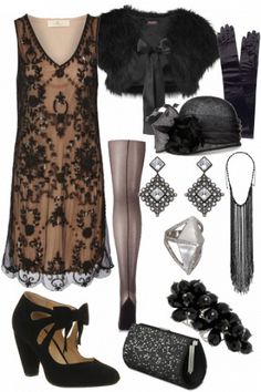 Gorgeous The Great Gatsby inspired outfit Estilo Charleston, Gatsby Party Outfit, Gatsby Outfit, Roaring 20s Fashion, Style Année 20, Gatsby Costume, Great Gatsby Fashion, Gatsby Theme, 1920 Fashion