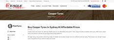 Cooper Tyres for sale In Sydney Suv