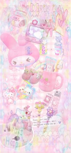 kawaii cutecore cutegore hypercore kawaiicore spacehey hypercore overlay star aesthetic cute gurokawaii gyaru rainbow wallpaper Aesthetic Cute Wallpaper, Star Aesthetic, Kawaii Cutecore, Cute Wallpaper, Aesthetic Cute, Hello Kitty, Love You, Kitty, Pink