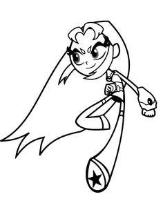 Teen Titans Coloring Pages, Teen Titans Drawings, Teen Titans Go Starfire, Teen Titans Go Robin, Superhero Coloring, Coloring Pages Inspirational, Horse Coloring Pages, Photo To Cartoon