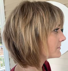 Haircut Neck Length, Neck Length Hair Cuts, Bronde Bob, Neck Length Hair, Collarbone Length Hair, Hairstyles Cut, Toddler Hair Styles, Stacked Haircuts, Layered Haircuts For Women