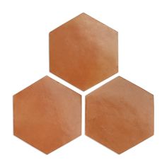 three hexagonal tiles arranged on top of each other