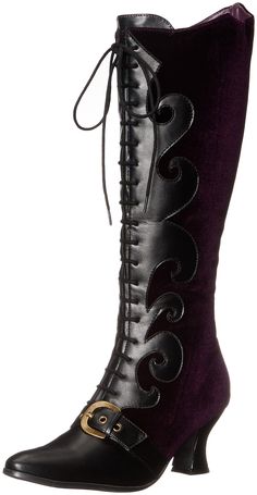 PRICES MAY VARY. Witch boot Writing Aesthetics, White Leather Booties, White Leather Ankle Boots, Steampunk Boots, Granny Boots, Shop Boots Online, Victorian Boots, Witch Boots, Ellie Shoes