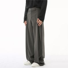 Step up your casual style game with these elevated pants. This provide the comfort you crave without sacrificing a polished, put-together look. The tailored fit flatters your natural silhouette, while the waistband and functional pockets ensure you stay relaxed and confident throughout the day. Whether you're heading to the office or enjoying a weekend getaway, these versatile pants are the perfect choice. Pair them with a crisp button-down for a refined workwear look or a simple tee for a laid-back weekend vibe - the styling possibilities are endless. Invest in a wardrobe essential that will elevate your casual style and have you feeling your best, no matter the occasion. Do you wanahavit? SIZE (Unit: CM) (1 inch = 2.54 cm, 1 cm = 0.39 inch) * NOTE: 1 , As different computers display colo Male Trousers, Versatile Pants, Simple Tees, Men's Suit, Suit Pants, Weekend Getaway, Step Up, Mens Suits, Wardrobe Essentials