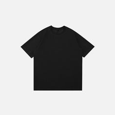 Front view of the black Blank Oversized Solid T-shirt in a gray background Oversized Black Tshirt, Black T Shirt Mockup, Embrace The Unknown, Hip Hop Fashion 90s, 90s Y2k Fashion, 90s Hip Hop Fashion, Y2k Aesthetic Outfits, Looks Black, Take Risks