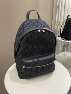 Dior Rider BackpackBlack Oblique Jacquard SHWSize 30 x 42 x 15 cmAdjustable StrapJune 2023NewIncludes dust bag, card and soft copy receiptRTP 3800 sgdPrice now 2880 sgd  2130 usd CN5789-01 Dior Backpack, Backpack Aesthetic, Study Aesthetic, Red Fox, Diaper Backpack, Vuitton Bag, Exclusive Bag, Casual Backpack, Black Backpack