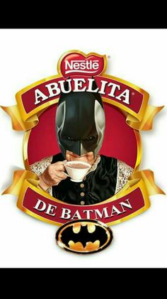 a batman logo with the words abuellata de batman on it