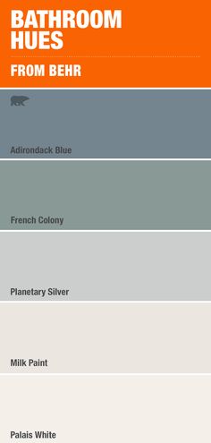 bathroom hues from behr