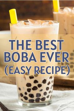 boba tea, bubble tea, milk tea recipes Make Boba At Home, Make Boba Tea, Bubble Tea Diy, Boba At Home, Diy Bubble Tea, Bubble Tea At Home