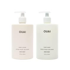 PRICES MAY VARY. Wash-A-OUAI Bad Vibes - Lather, rinse, and repeat with our gentle exfoliating hand wash that cleans and hydrates your hands. Avocado, jojoba, and rosehip oils moisturize while our floral fragrance made with citrus fruits keeps your hands smelling great all day. OUAI Hand Lotion - Say goodbye to feeling dry with the perfect, lightweight lotion to moisturize your driest spots. Formulated with avocado, jojoba, and rosehip oils to lock in moisture and scented with Dean Street to kee Ouai Products, Aesthetic Amazon Finds, Natural Hand Soap, Sink Organization, Best Amazon Finds, Amazon Home Finds, Aesthetic Amazon, Melrose Place, Liquid Hand Soap